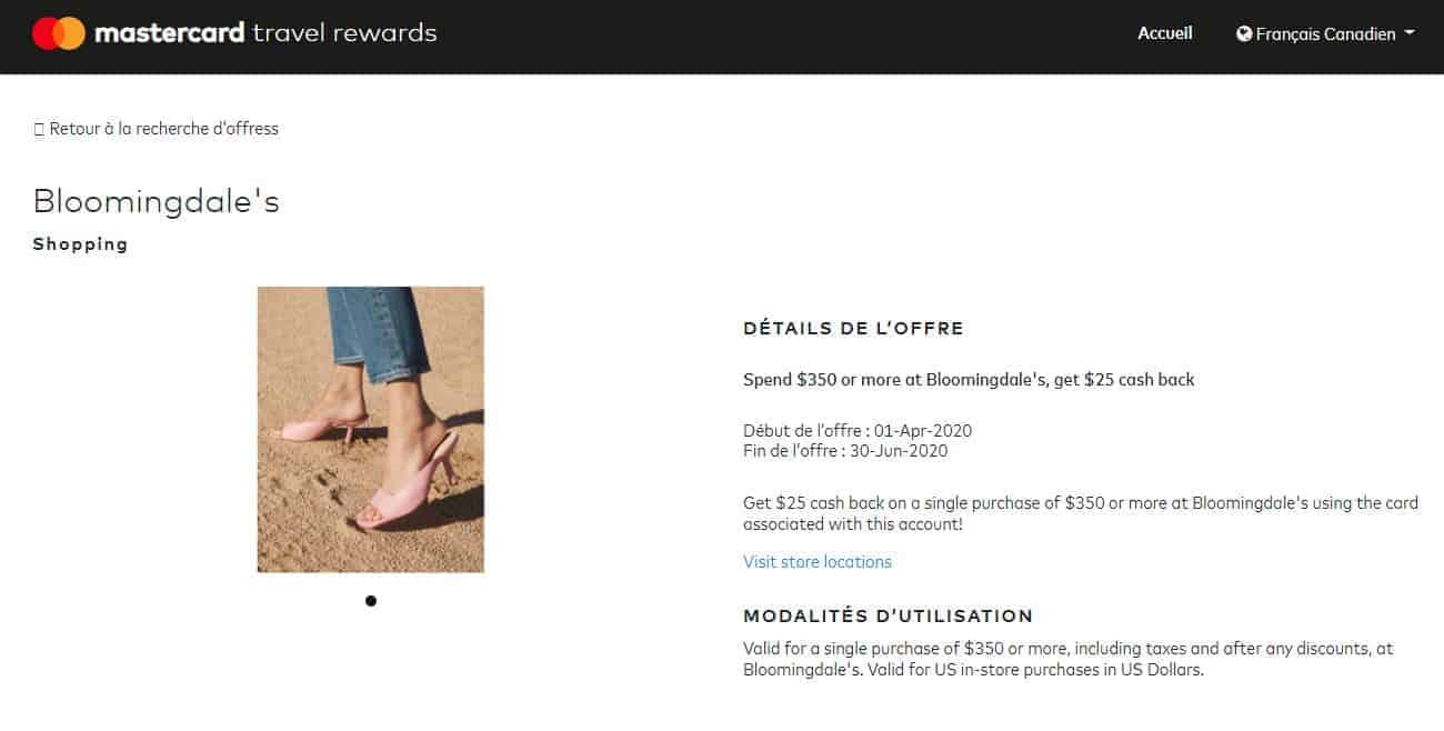 Les nouveaux avantages des cartes World et World Elite Mastercard - Mastercard Travel Rewards Bloomingdale