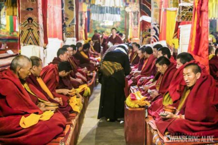 Tibet - Prière En Cours