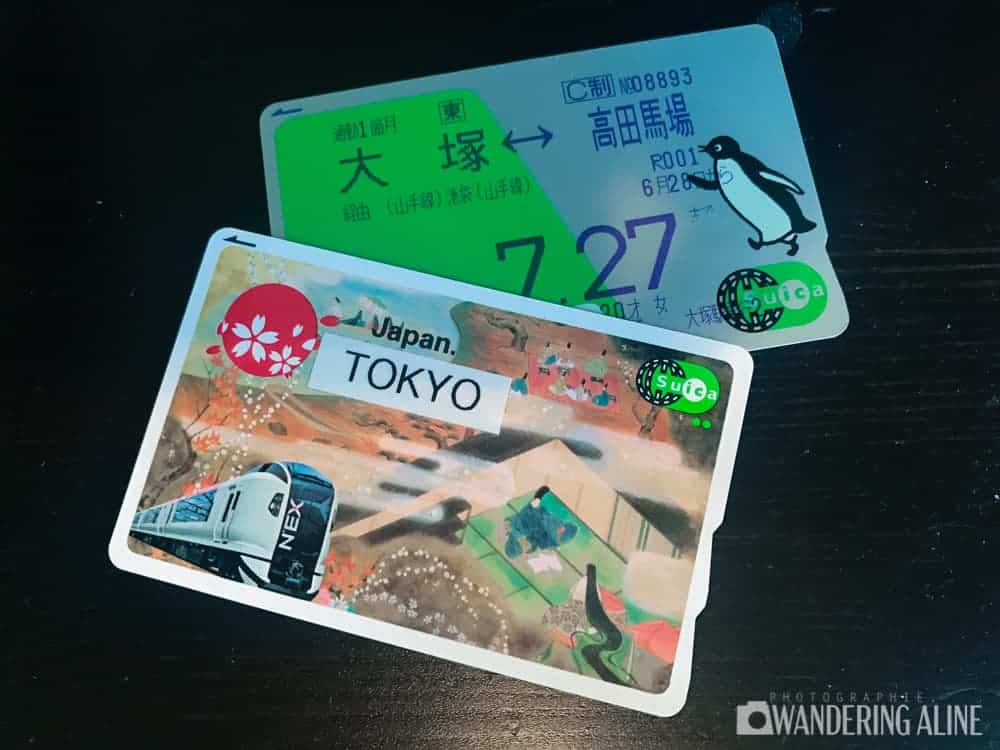 Suica Cards Tourist and Local Version