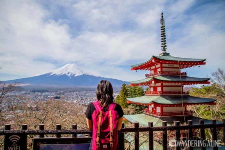 Chureito Pagoda Et Mont Fuji