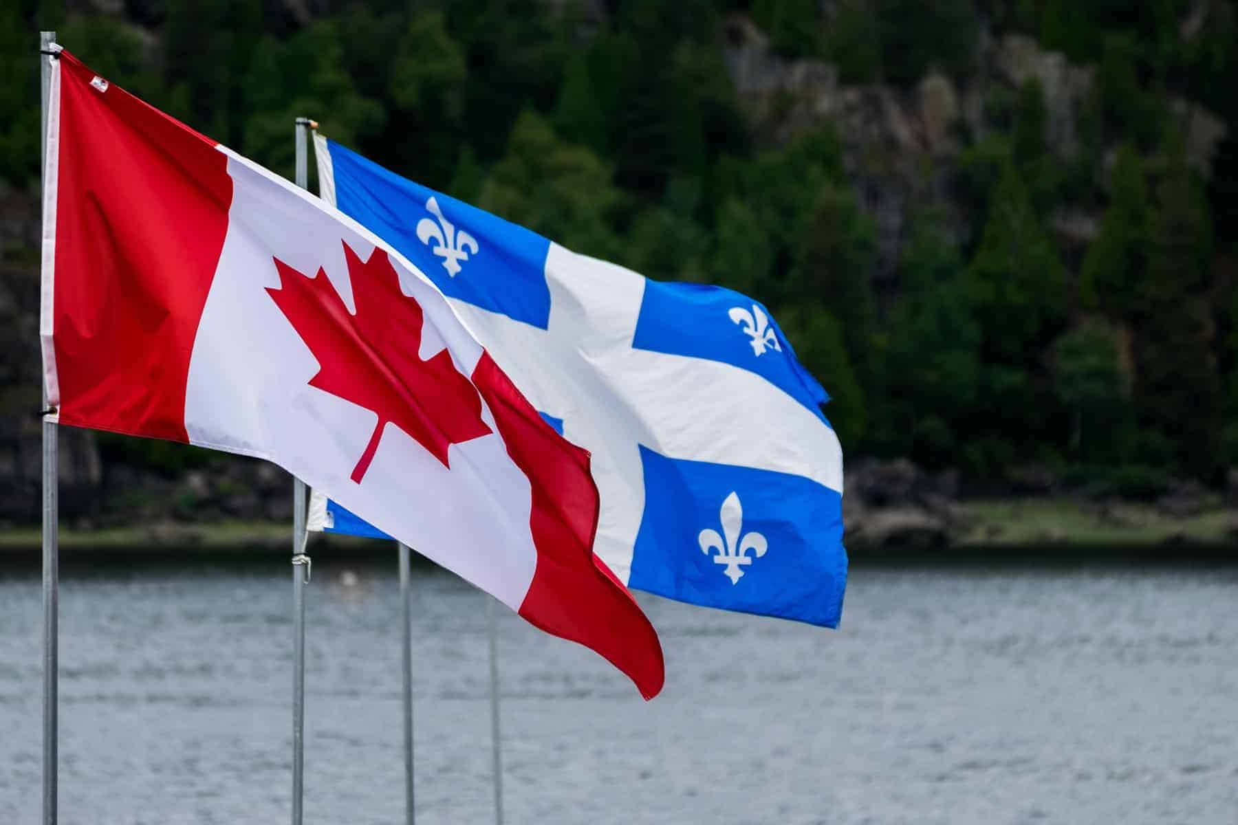 Canada Quebec Flags