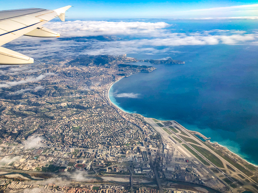 Cote D Azur, view from the sky
