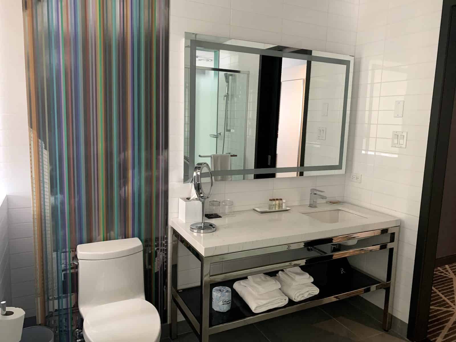 Review: Renaissance Montreal Downtown Hotel | Marriott Bonvoy - Bathroom Wall