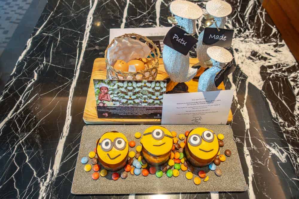 Muffins et cadeau de bienvenue au Renaissance Bali Uluwatu Resort Spa