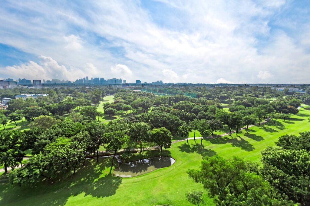 Golf Course And City View Manila Marriott Hotel Credit Marriott