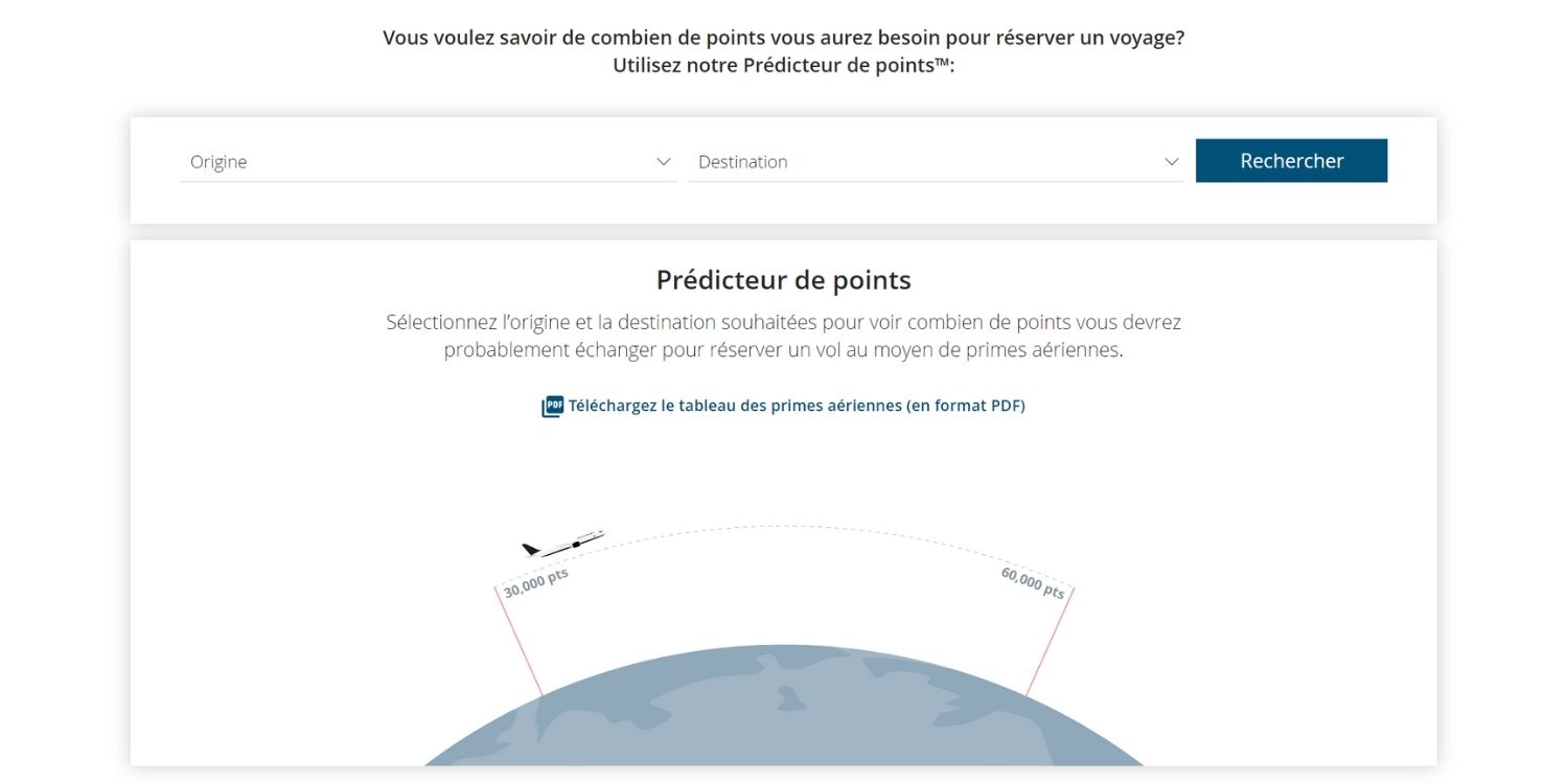 Aeroplan Details Previsible