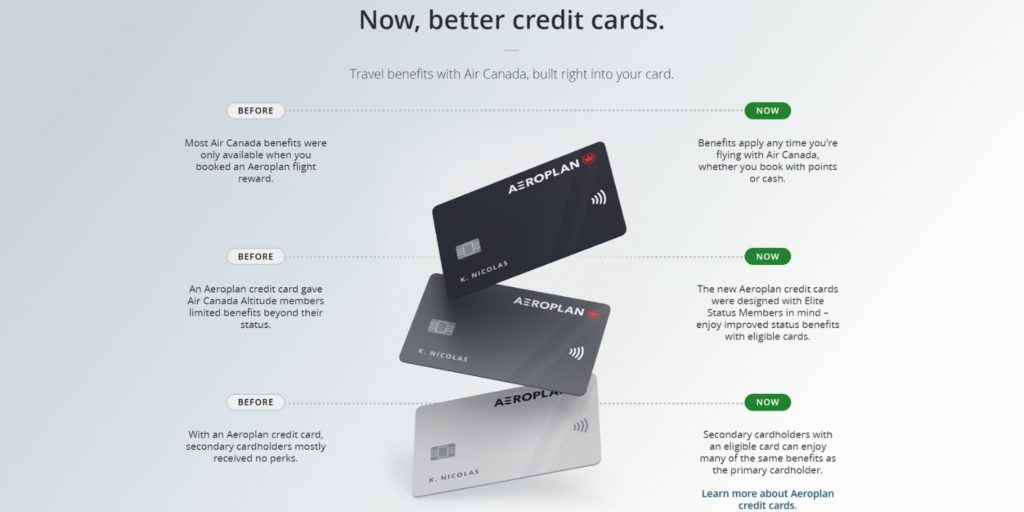 The New Aeroplan Credit Cards Milesopedia