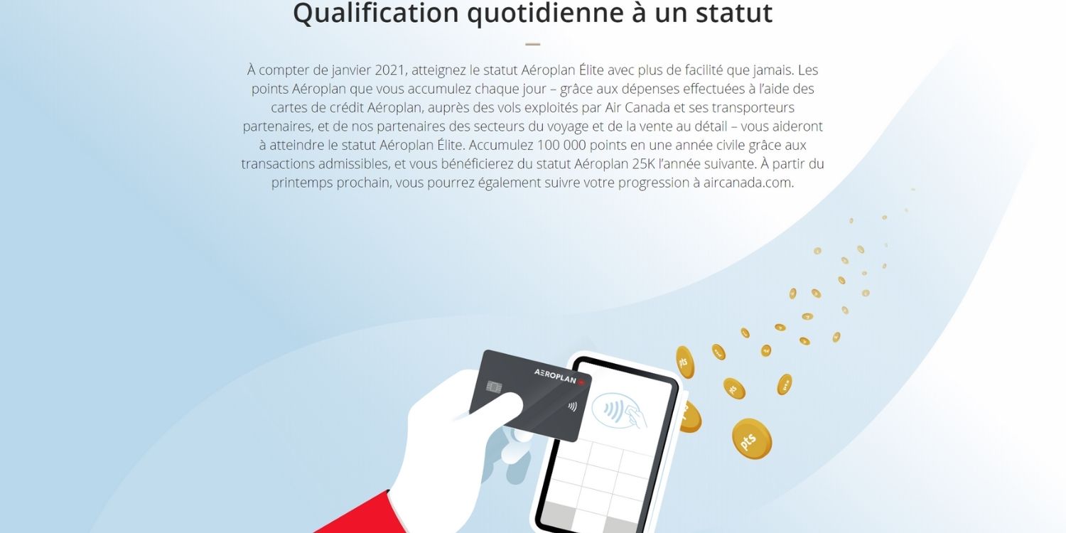 Statut Aéroplan Élite: sélectionnez vos privilèges pour 2025 - Aeroplan Statut Elite Quotidien