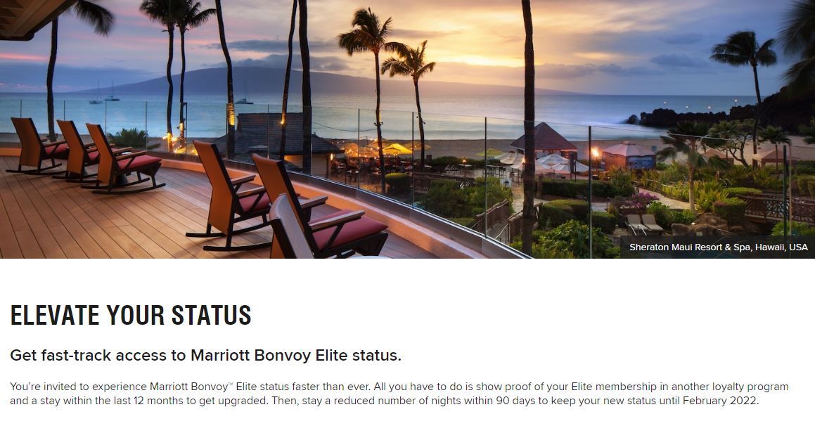 Register For Marriott Bonvoy Status Challenge Milesopedia