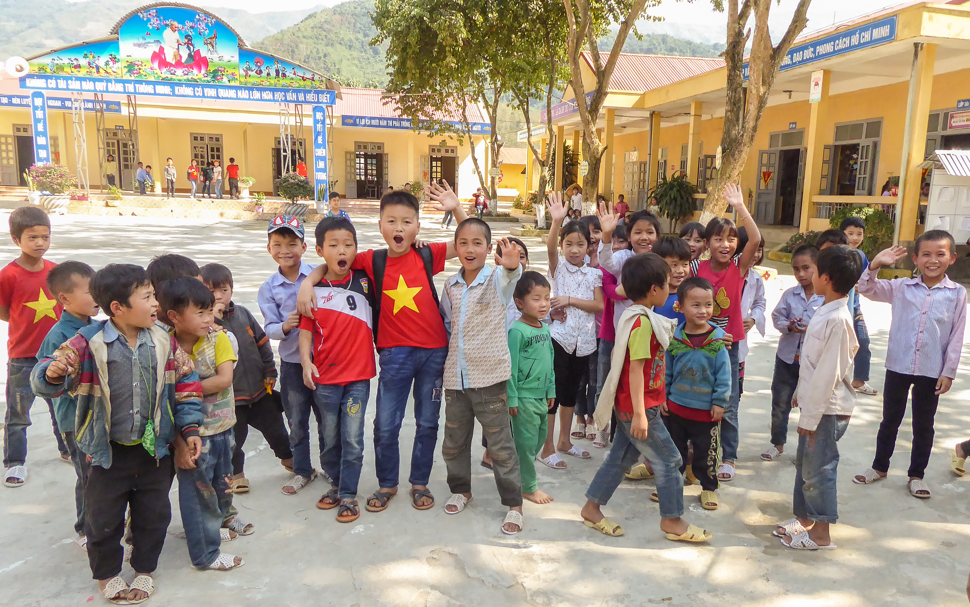 Voyager avec un guide privé et rencontrer les locaux - Ecole Vietnam
