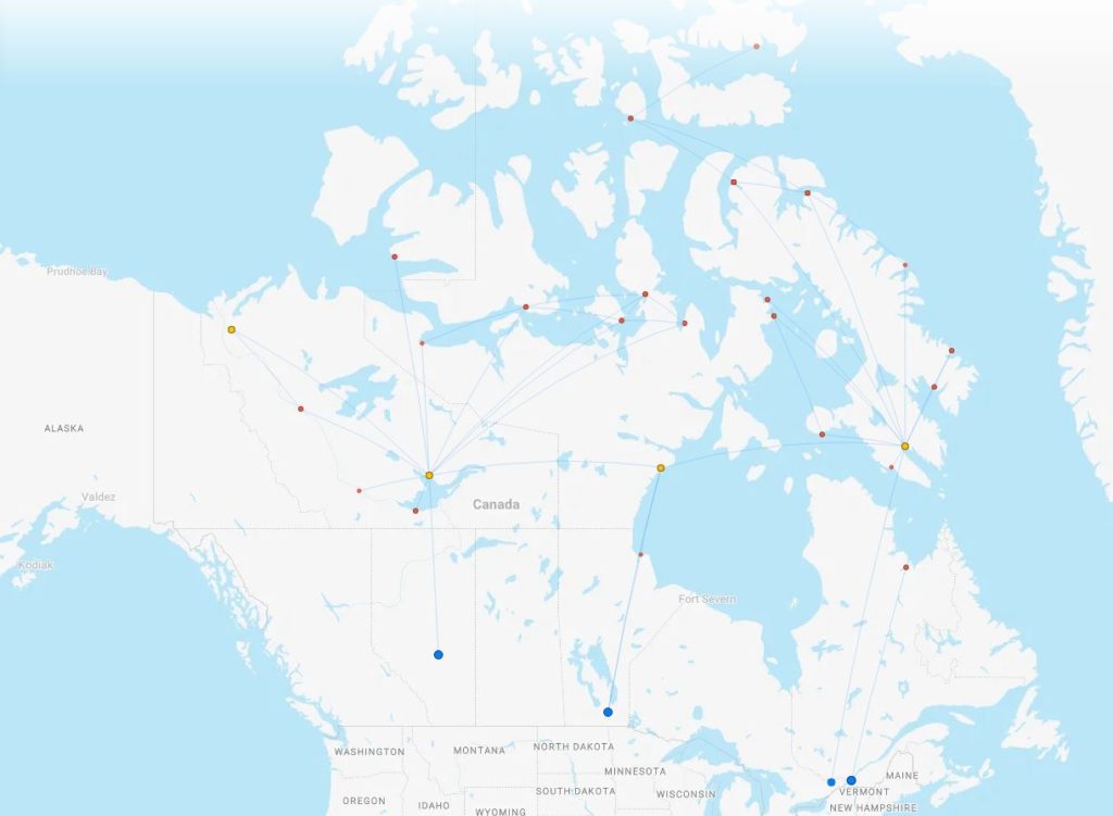 Canadian North Flight Connections