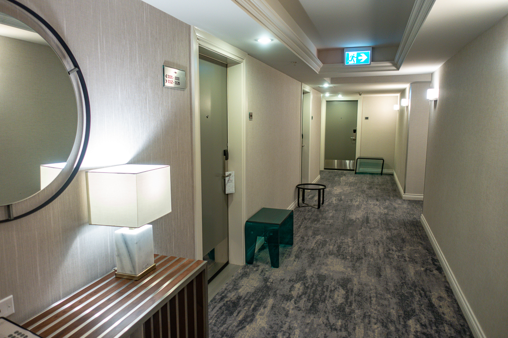 Hotel Marriott Aeroport De Vancouver Couloir
