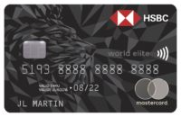 Carte Mastercardᴹᴰ HSBC World Eliteᴹᴰ