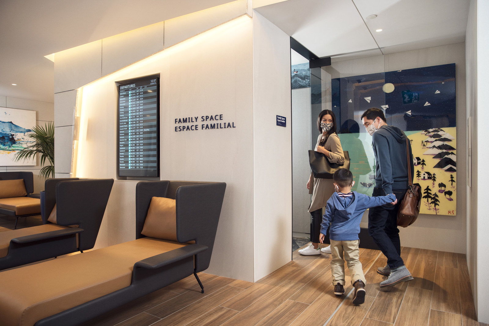 WestJet Lance Son Nouveau Salon Élévation À Calgary YYC - Westjet Elevation Lounge Familyspace