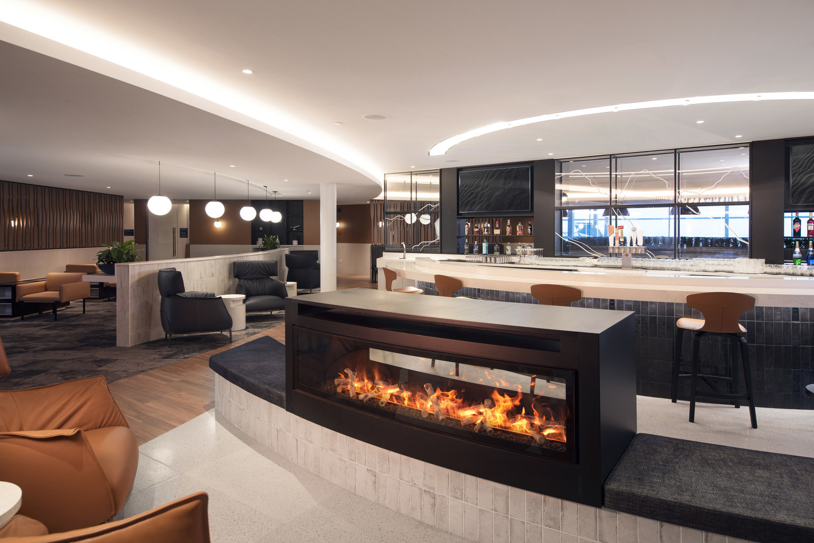 WestJet Lance Son Nouveau Salon Élévation À Calgary YYC - Westjet Elevation Lounge Interior
