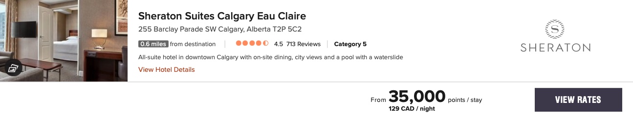 Review&nbsp;: Sheraton Suites Calgary Eau Claire Hotel | Marriott Bonvoy - Sheraton Suites Calgary Eau Claire Tarif