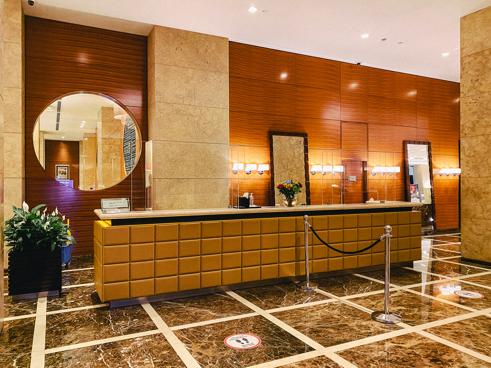 Review&nbsp;: Grosvenor House, a Luxury Collection Hotel, Dubai | Marriott Bonvoy - grosvenor house, a luxury collection hotel, dubai-tour 1 receptiontour 1 reception3