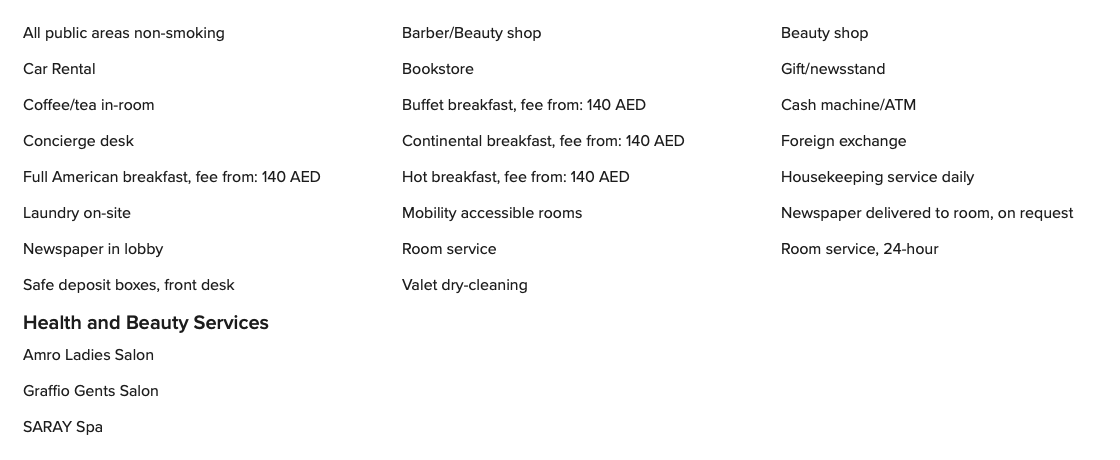 Review&nbsp;: JW Marriott Marquis Hotel Dubai | Marriott Bonvoy - Services Amenities Jw Marriott Marquis Hotel Dubai