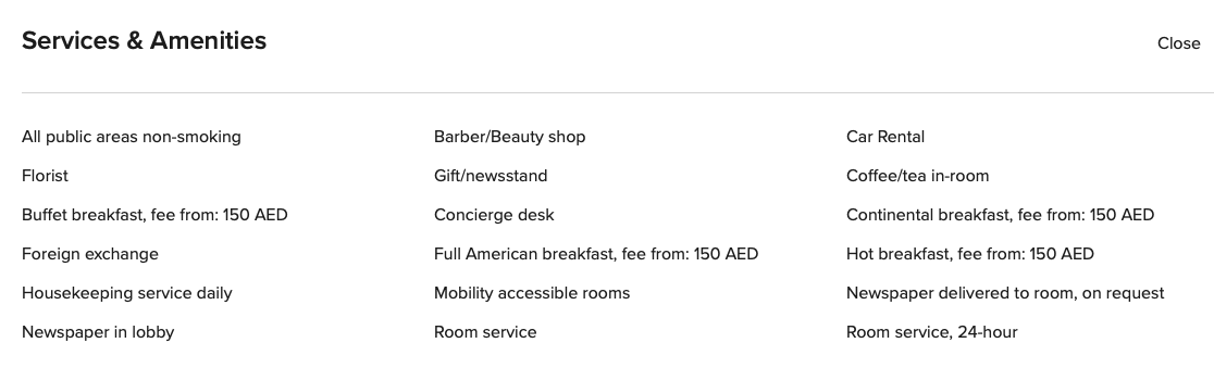 Review&nbsp;: Grosvenor House, a Luxury Collection Hotel, Dubai | Marriott Bonvoy - Grosvenor House Services And Amenities
