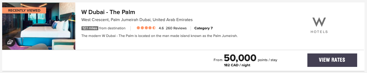 Review&nbsp;: W Dubai - The Palm | Marriott Bonvoy - Rate W Dubai