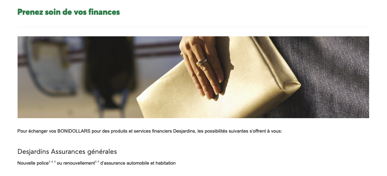 Desjardins Comment utiliser et maximiser vos BONIDOLLARS