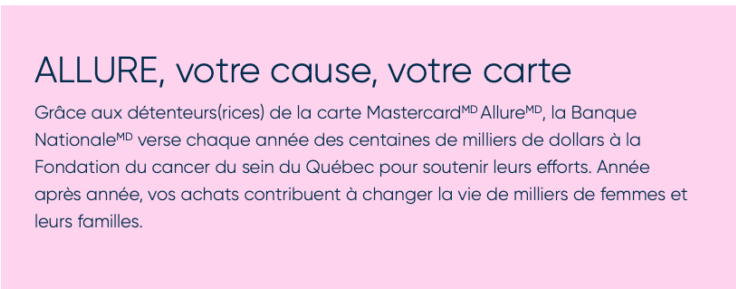 Carte Allure Fondation Cancer Du Sein