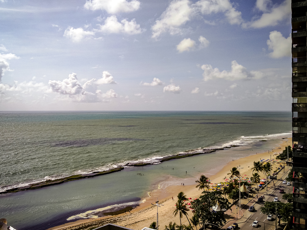 Brazil Travel itinerary - plage de boa viagem et barrière de coraux