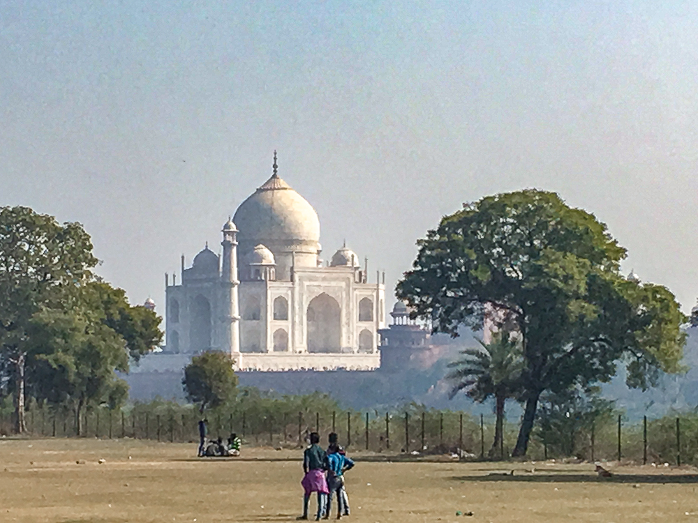 Agra Vue Du Taj Mahal