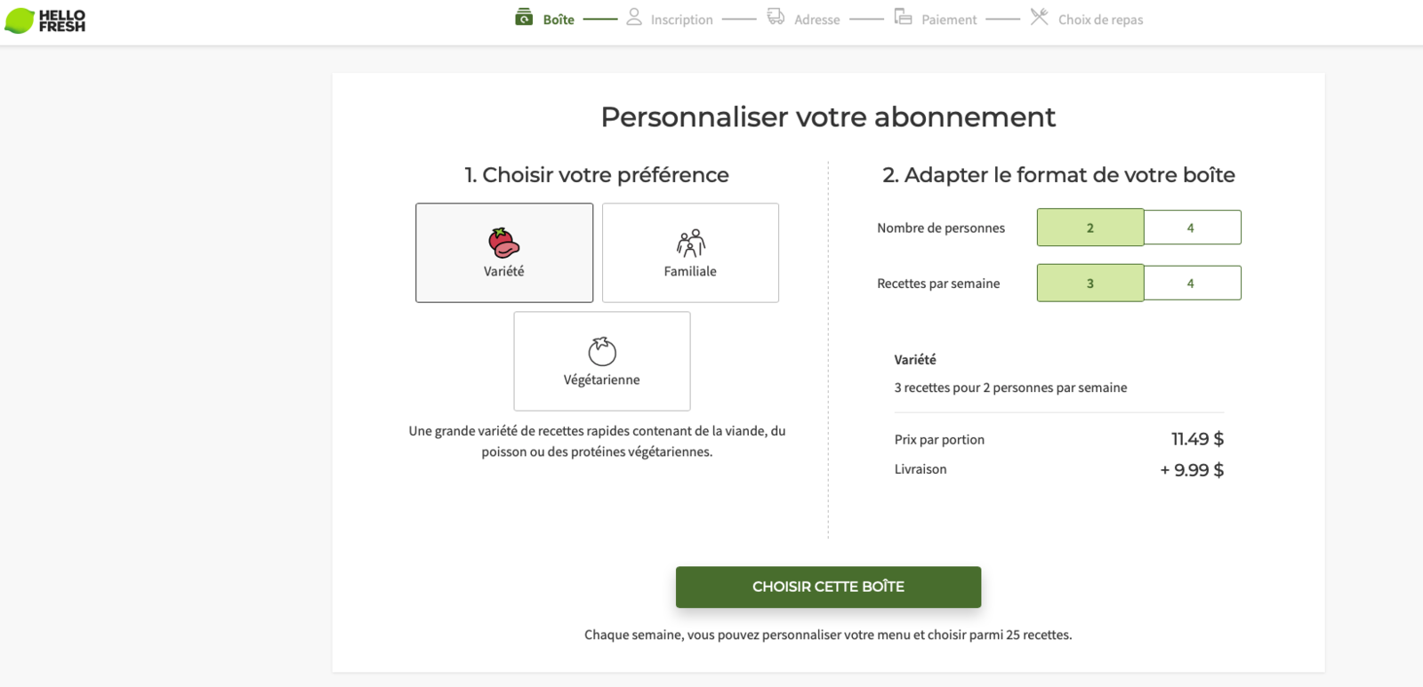 Avis: Les Services de livraison de Plats Prêts À Cuisiner Cook It et Marché Goodfood - Hellofresh Abonnement