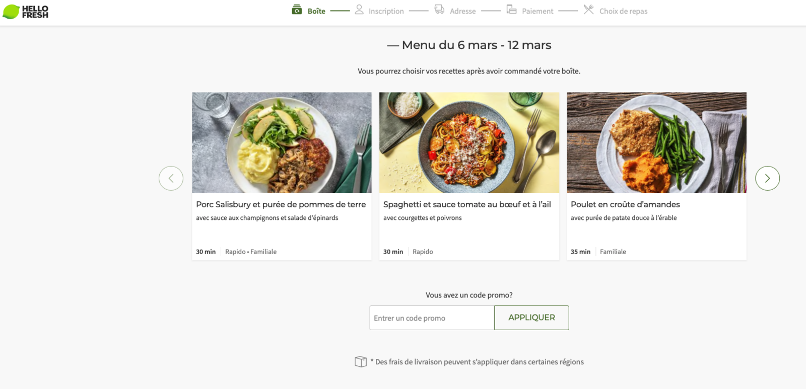 Avis: Les Services de livraison de Plats Prêts À Cuisiner Cook It et Marché Goodfood - Hellofresh Semaine