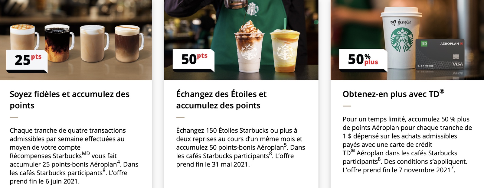 Starbucks Canada, nouveau partenaire Aéroplan! - Aeroplan Starbucks Partner Plus Fr