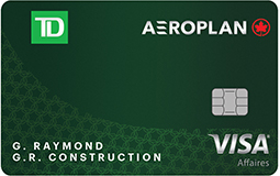 Carte Visa Affaires Td Aeroplan