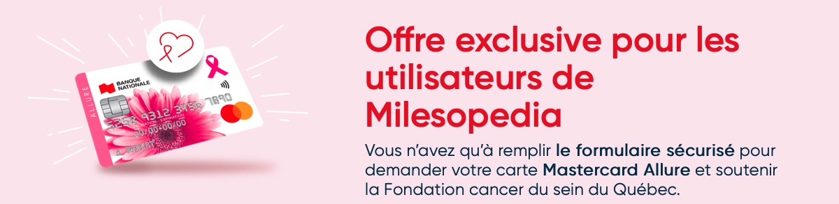 Une Carte De Crédit BNC Pour Soutenir La Fondation Cancer Du sein Du Québec - Offre Exclusive Allure Bnc Fr