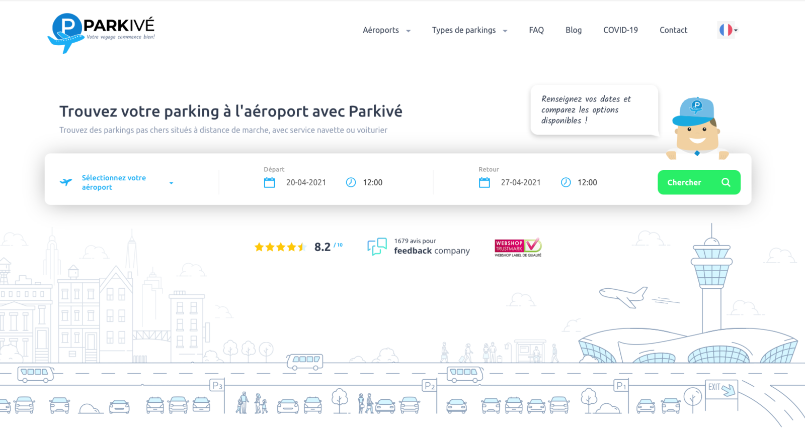Parkivé : Comment trouver un Parking à l’aéroport pas cher en Europe ? - Parkive