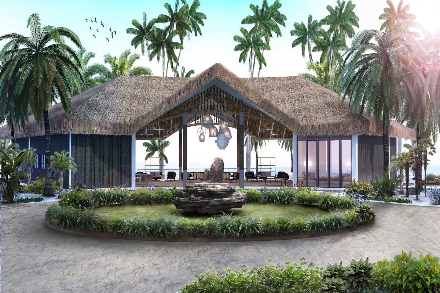 Incroyable: Seulement 24&nbsp;000 Points Marriott Bonvoy Par Nuit aux Maldives - Mlemd Lobby Hor Clsc