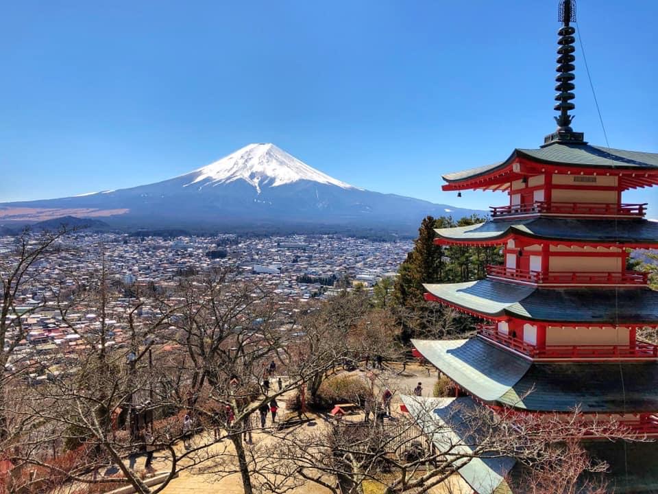 Mont Fuji et pagode Chureito