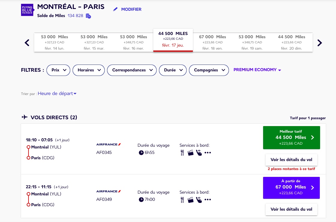 Tout ce que vous devez savoir sur le programme Flying Blue d’Air France KLM - af flying blue yul cdg peco fr