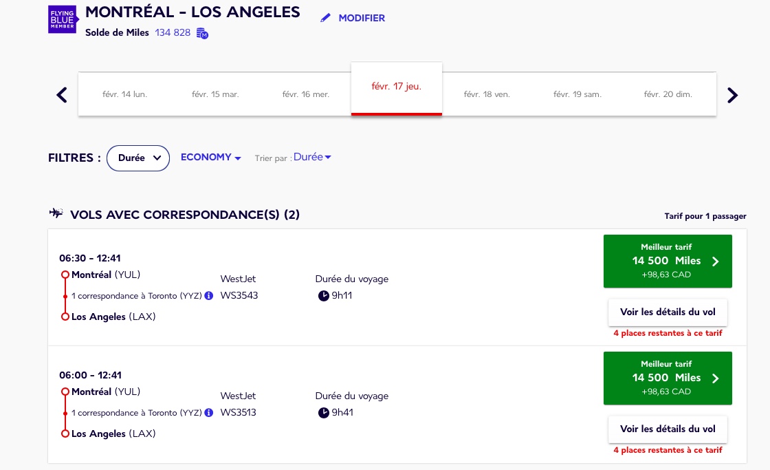 Tout ce que vous devez savoir sur le programme Flying Blue d’Air France KLM - af flying blue yul lax westjet fr