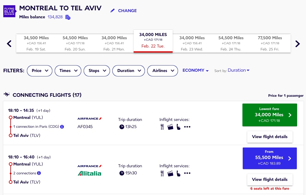 All you need to know about the Air France KLM Flying Blue program - af flying blue yul tlv air france fr