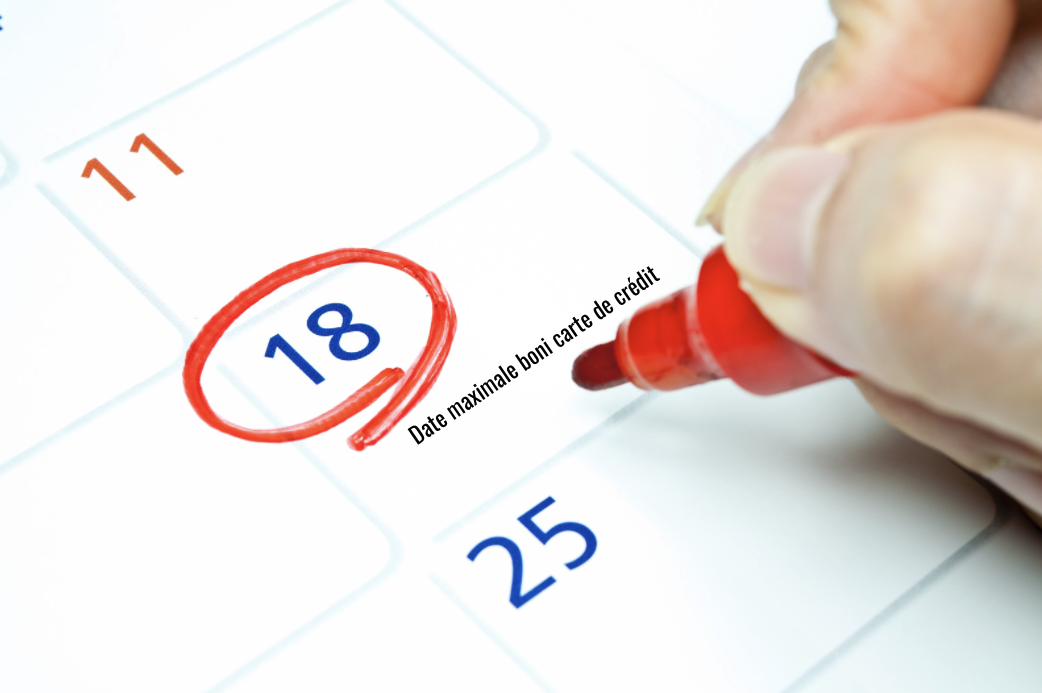 Pourquoi n’ai-je pas reçu mon bonus de bienvenue de carte de crédit&nbsp;? - Calendrier date