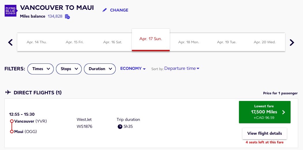 Fly with WestJet using Flying Blue Miles - flying blue fr