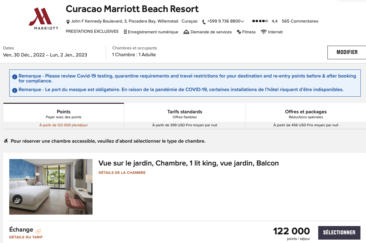 Avis&nbsp;: Marriott Beach Resort Curaçao | Marriott Bonvoy - Curacao Marriott Beach Resort Fêtes