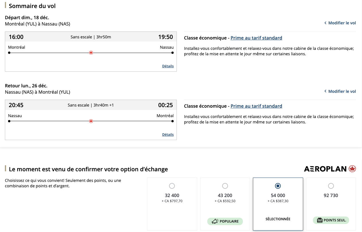 Que faire avec 100&nbsp;000 Points Aéroplan pour les Vacances durant les Fêtes&nbsp;? - Nassau Aéroplan