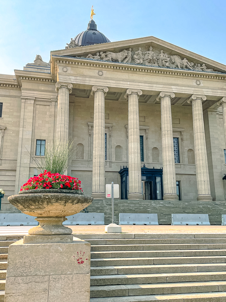Palais législatif du Manitoba – Façade