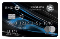BMO AIR MILES World Elite business mastercard