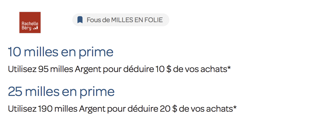 AIR MILES Argent&nbsp;: Mes stratégies alternatives - Échange chez Rachel Béry