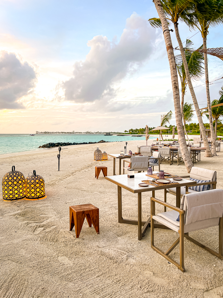 The Ritz Carlton Maldives Fari Islands Restaurant Beach Shack