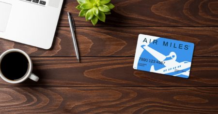 air miles featured wood card