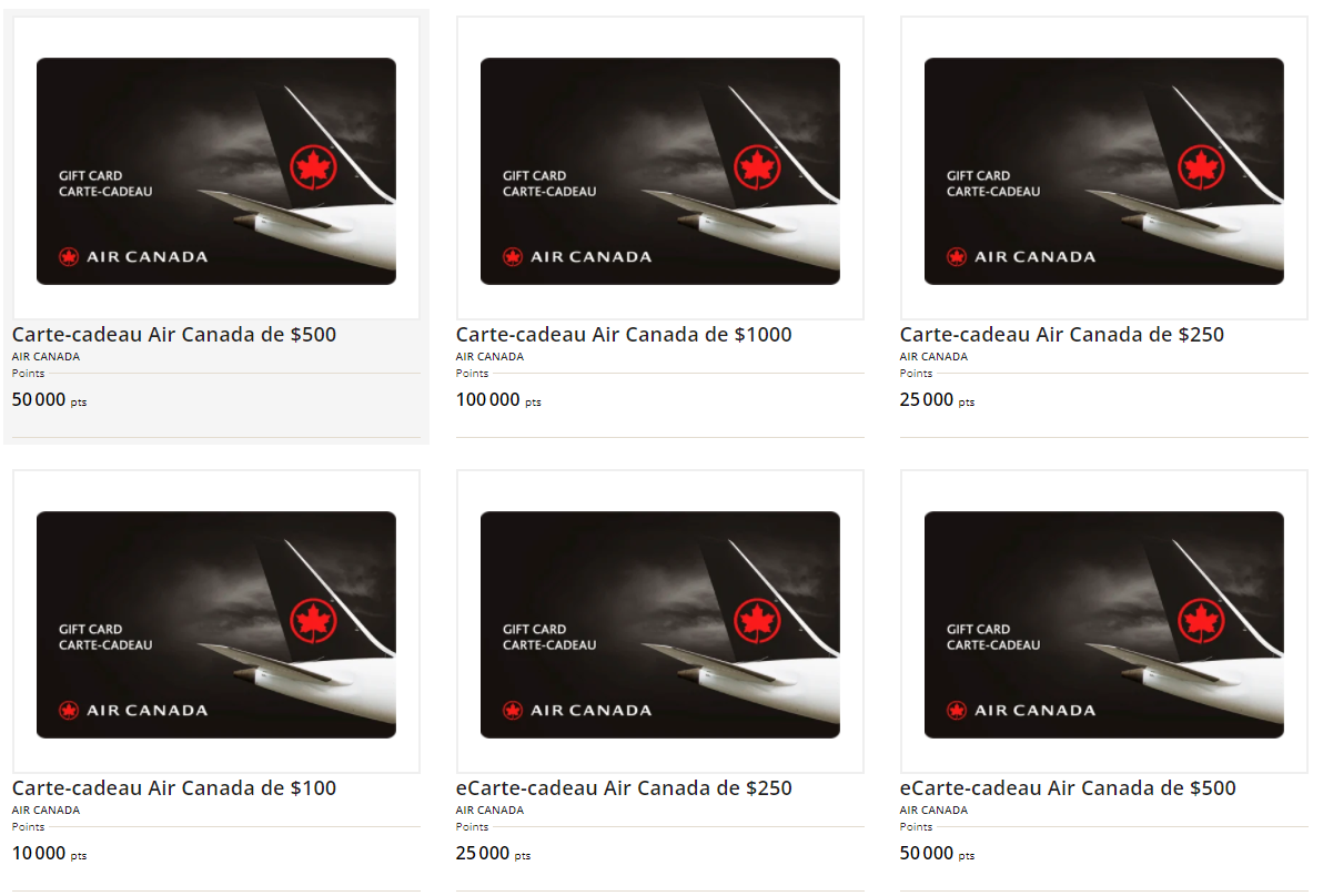 Paying With Rewards Points or Cash: How to Choose? - AC achat de cartes Cadeaux avec Aeroplan
