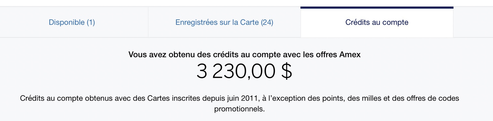American Express&nbsp;: Comment j’ai bénéficié de plus de 2&nbsp;200&nbsp;$ de crédits au compte en 2021 - credit au compte amex fr